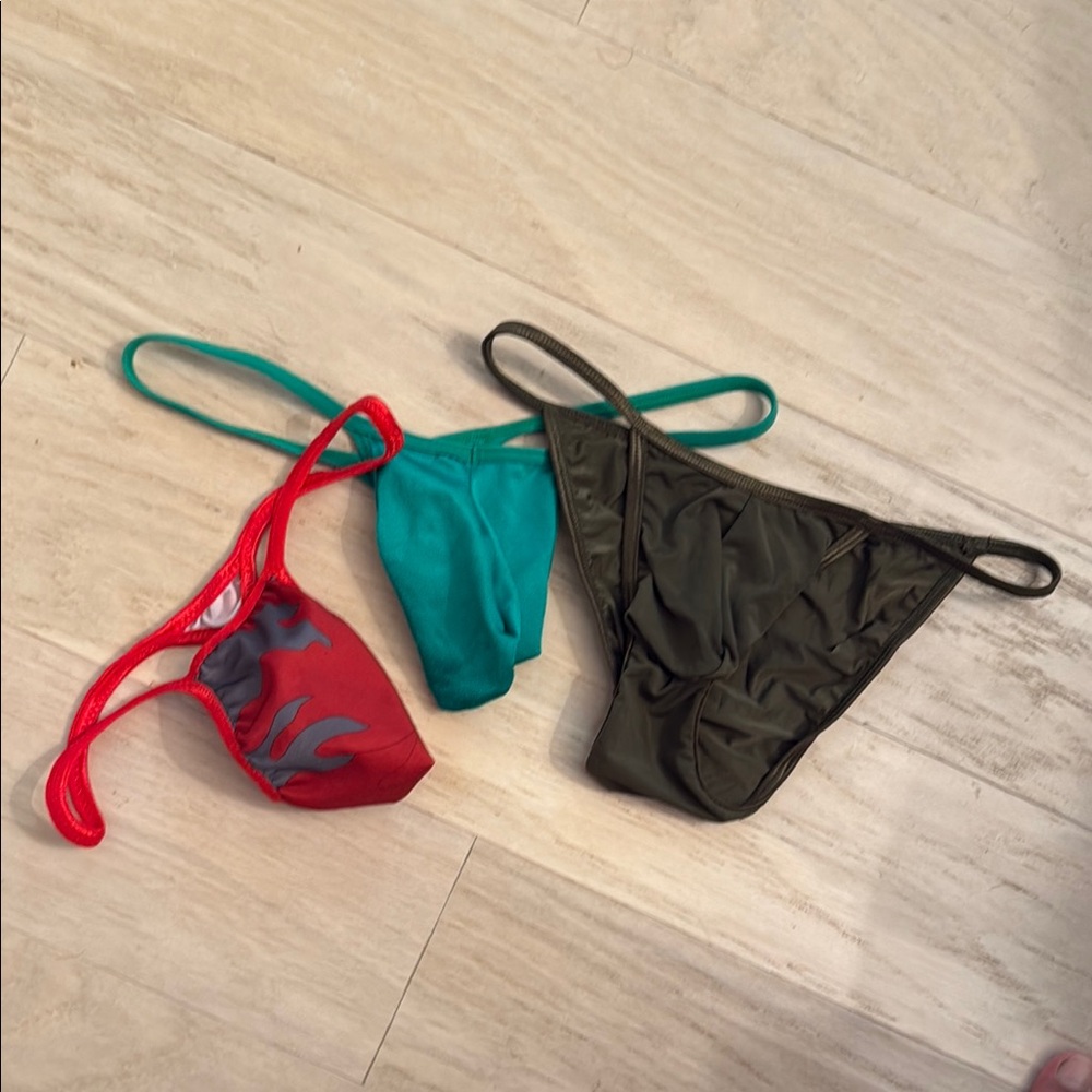 Colorful Bikini Bottoms Set